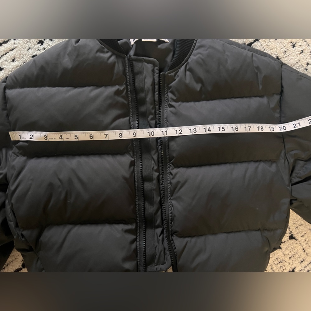 Acne Studios Black Cropped Puffer Jacket - Picture 7 of 7